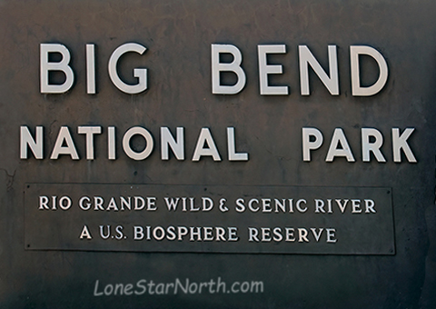 big bend sign