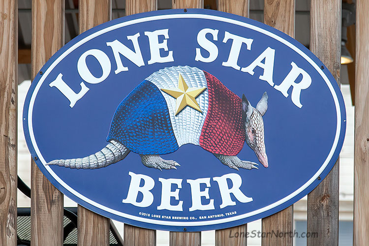 lonestar beer sign